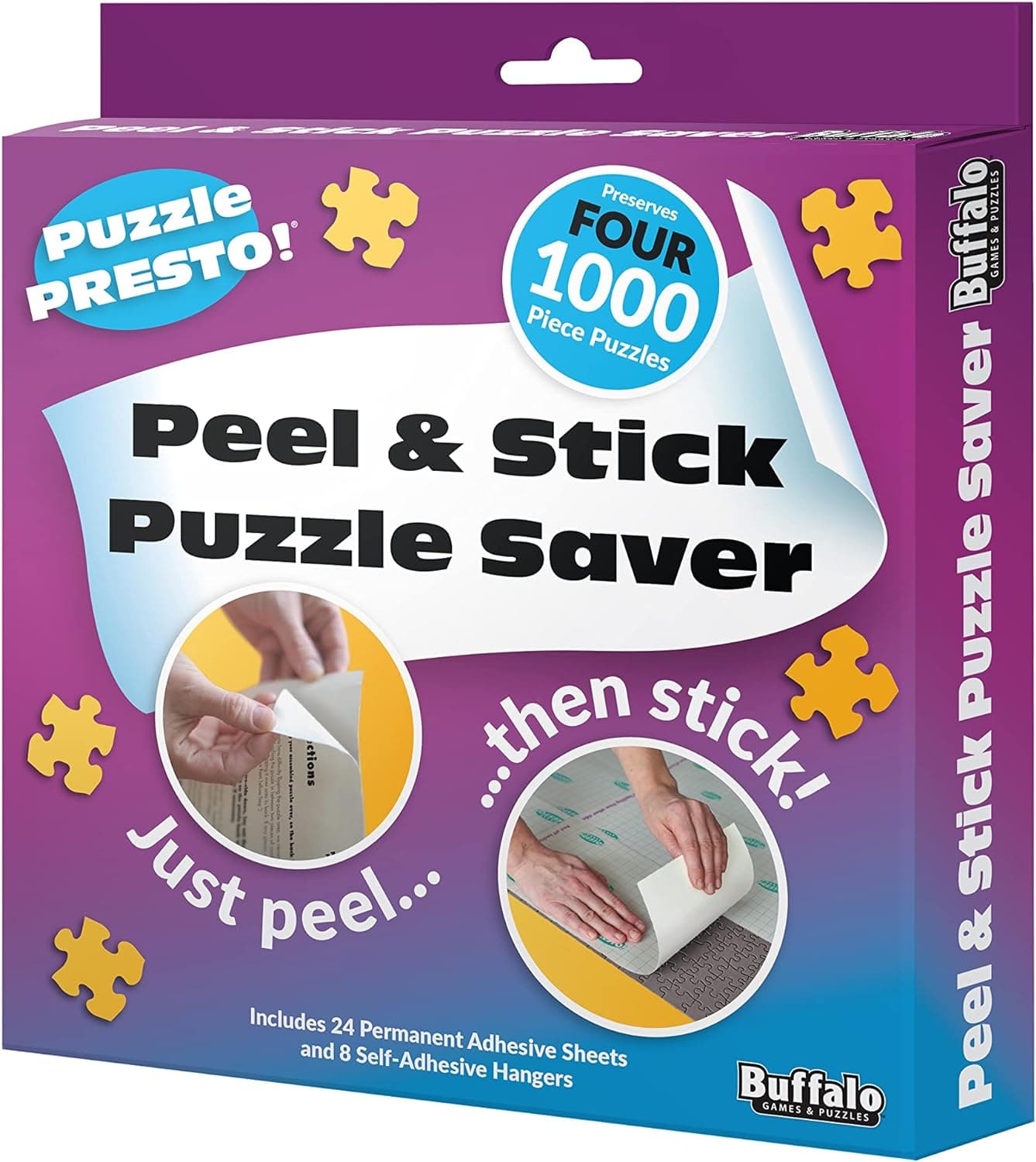Preserve Your Puzzle with Puzzle Presto! Peel & Stick Saver