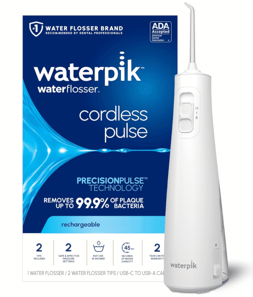 Waterpik Cordless Pulse Water Flosser - Portable Dental Hygiene