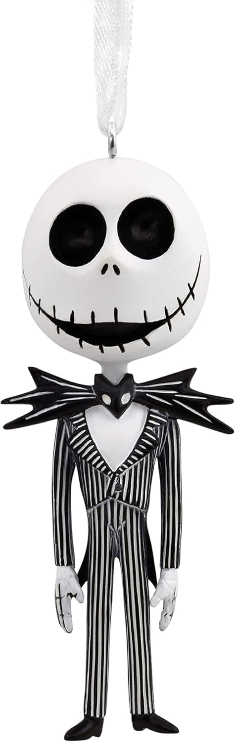 Hallmark Disney Tim Burton's The Nightmare Before Christmas Jack Skellington Christmas Ornament,Resin, 1.38 x 3.58 x 1.25 inches