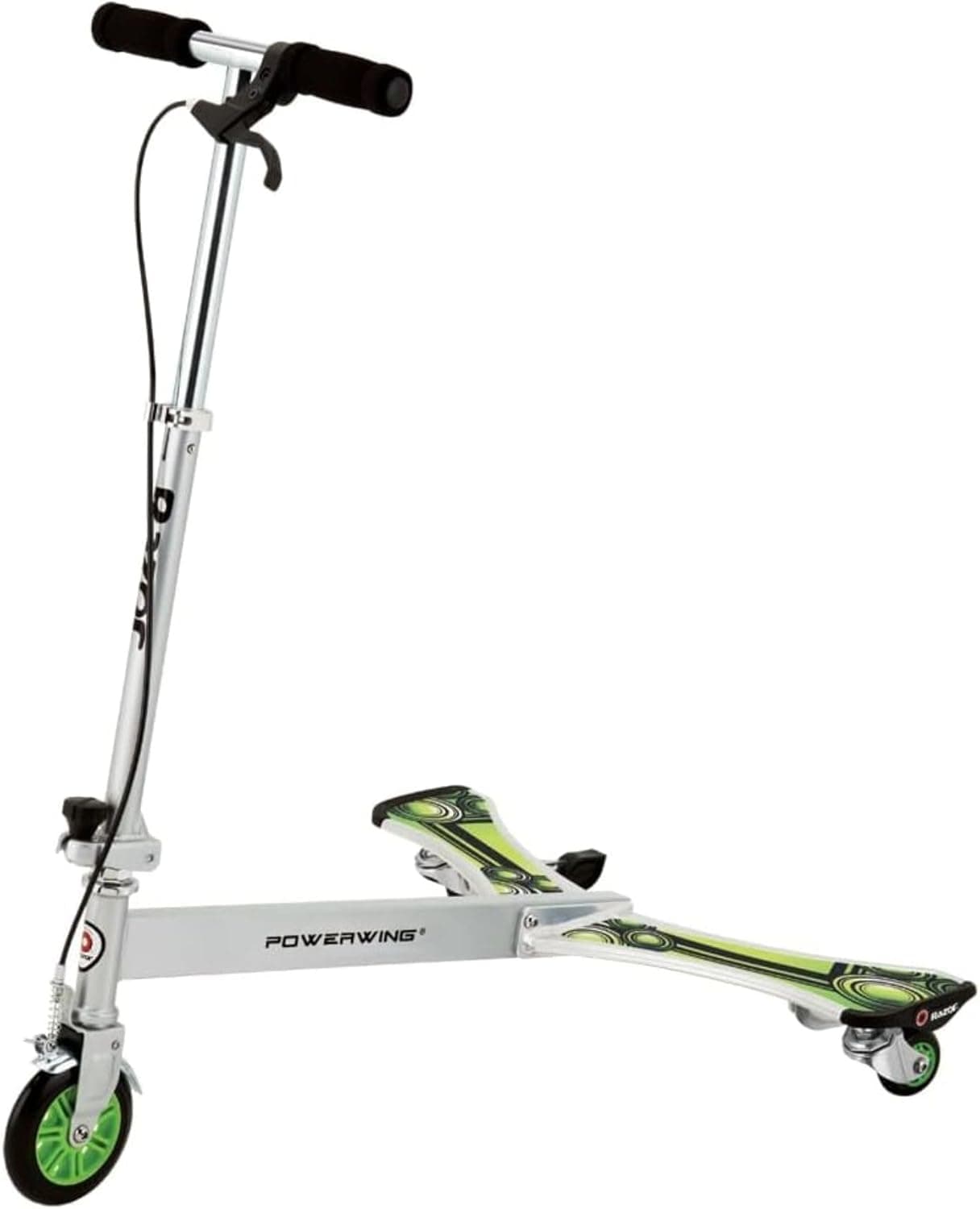 Razor DLX PowerWing Caster Scooter with Adjustable Handlebar