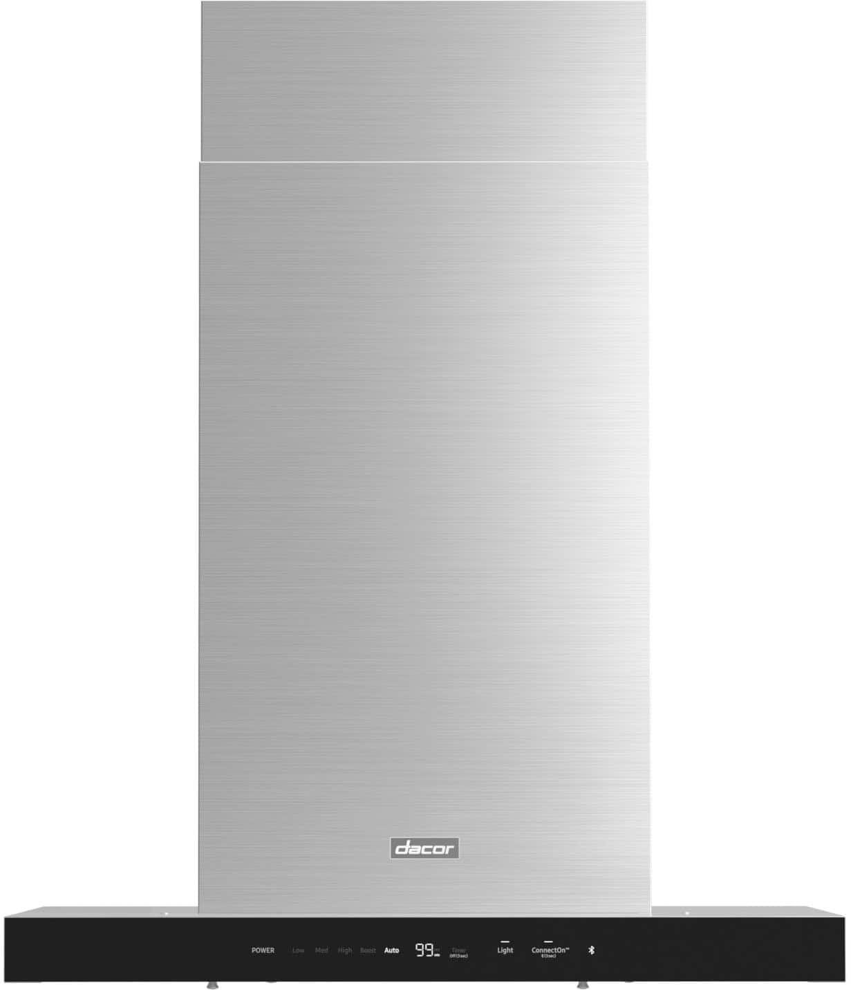 Dacor - 30 inches - Externally Vented - Wall Range Hood - Silver Stainless Steel