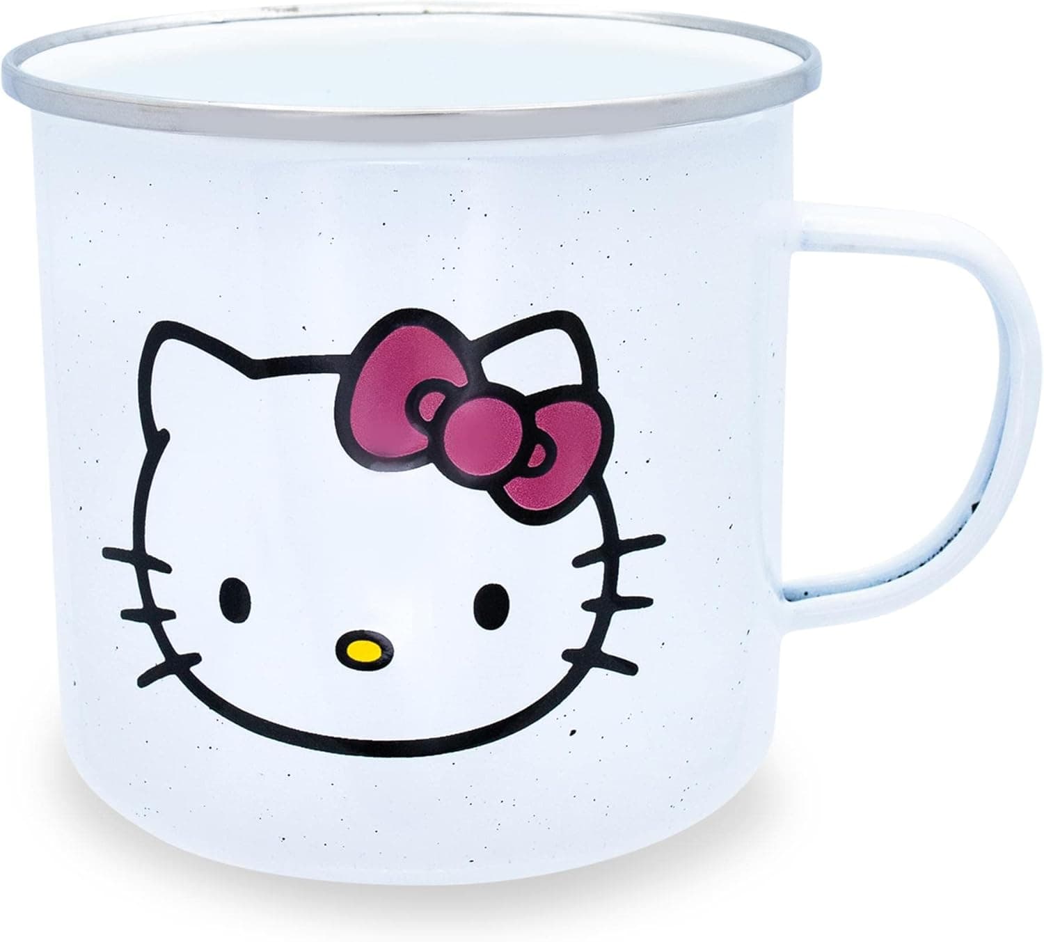 Sip in Style with Hello Kitty's Enamel Camper Mug