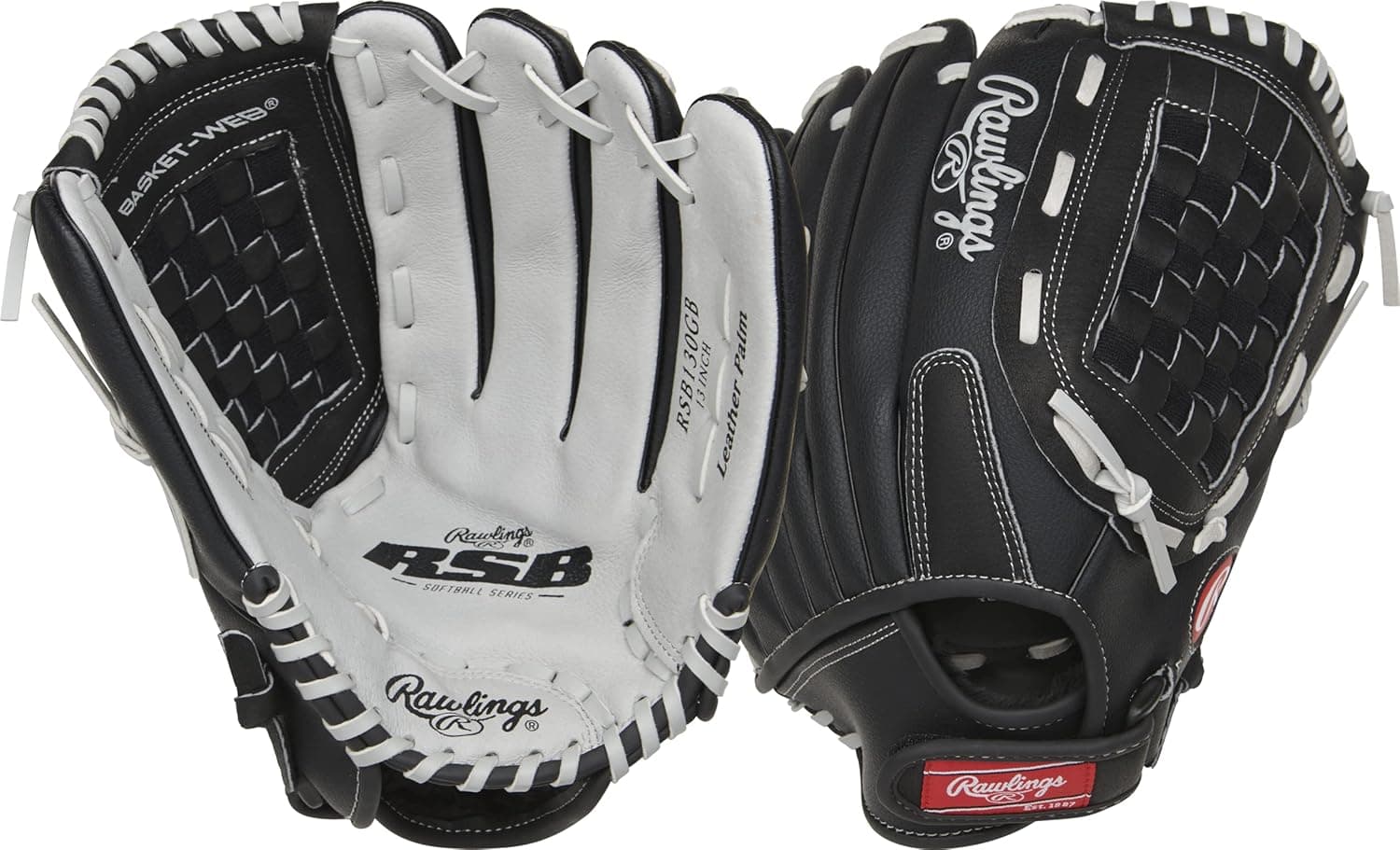 Save on Rawlings Slowpitch Softball Glove - 13" Basket Web