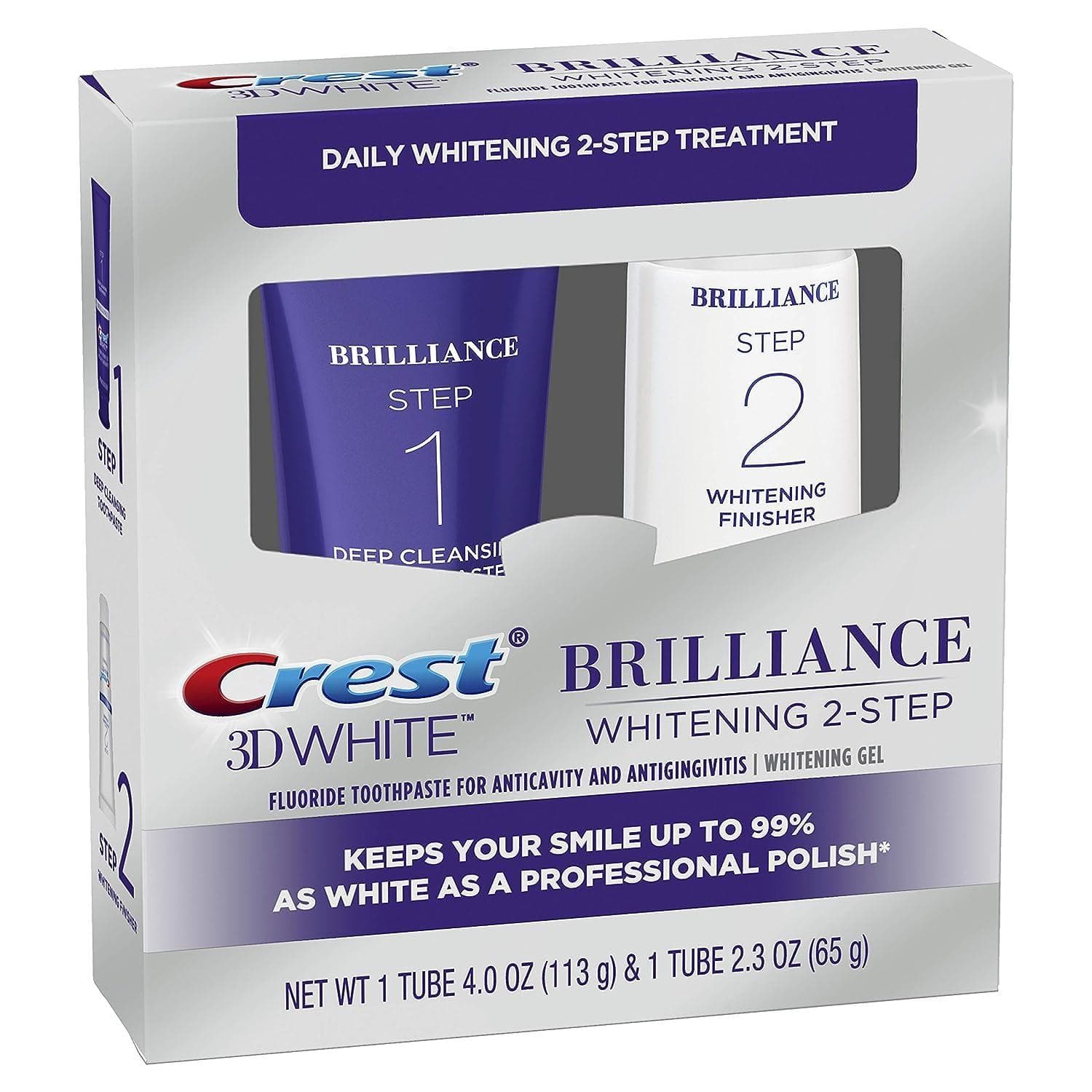 Crest 3D White Brilliance Teeth Whitening Kit - Get a Brighter Smile