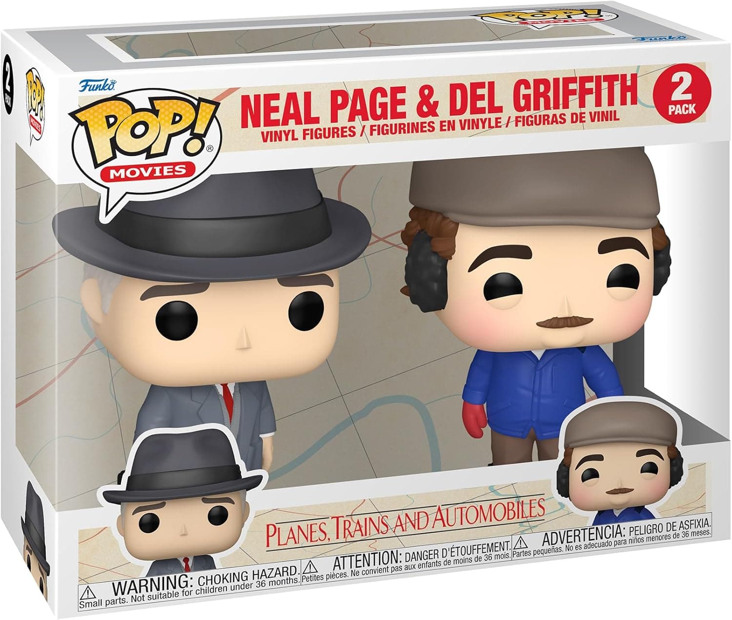 Funko POP Movies: Planes, Trains and Automobiles Vinyl Figures