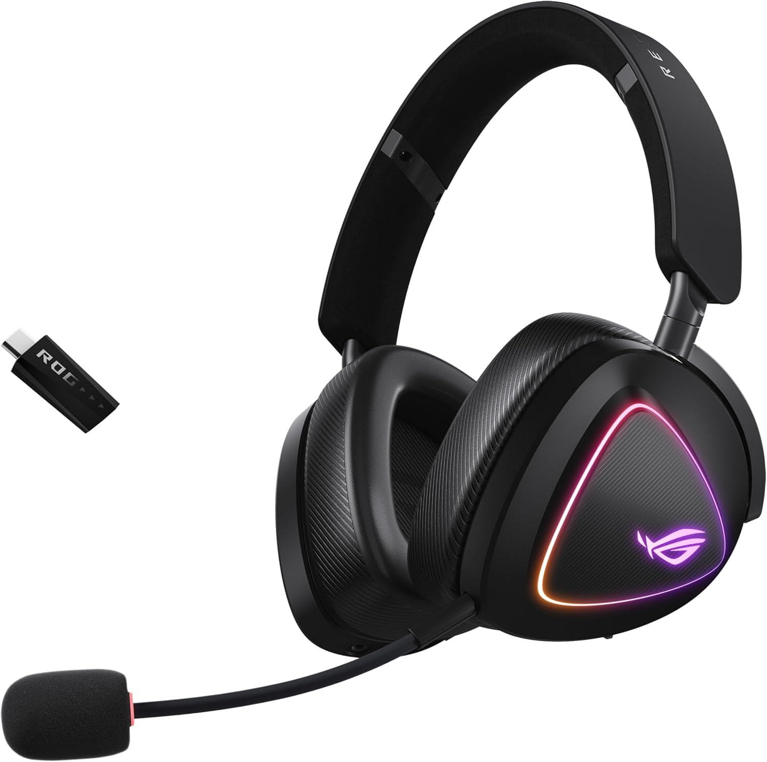 ASUS ROG Delta II Wireless Gaming Headset with Detachable Mic