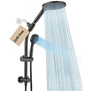 2-in-1 Handheld Shower Head Combo with Diverter - Save 50%