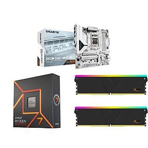 Ryzen 7700X + GIGABYTE B850M EAGLE mATX + 32GB V-COLOR DDR5 6000 + MSI 240mm AIO $600 + Free Shipping