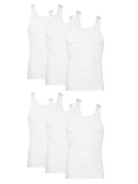 Hanes Cotton Tank Undershirts - 42% Discount