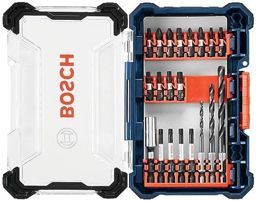 BOSCH 20-Piece Assorted Impact Tough Drill Drive Set Amazon