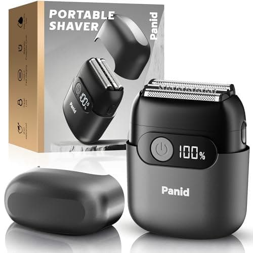 Save 50% on Panid's Upgraded Mini Electric Razor with 3 Floating Blades