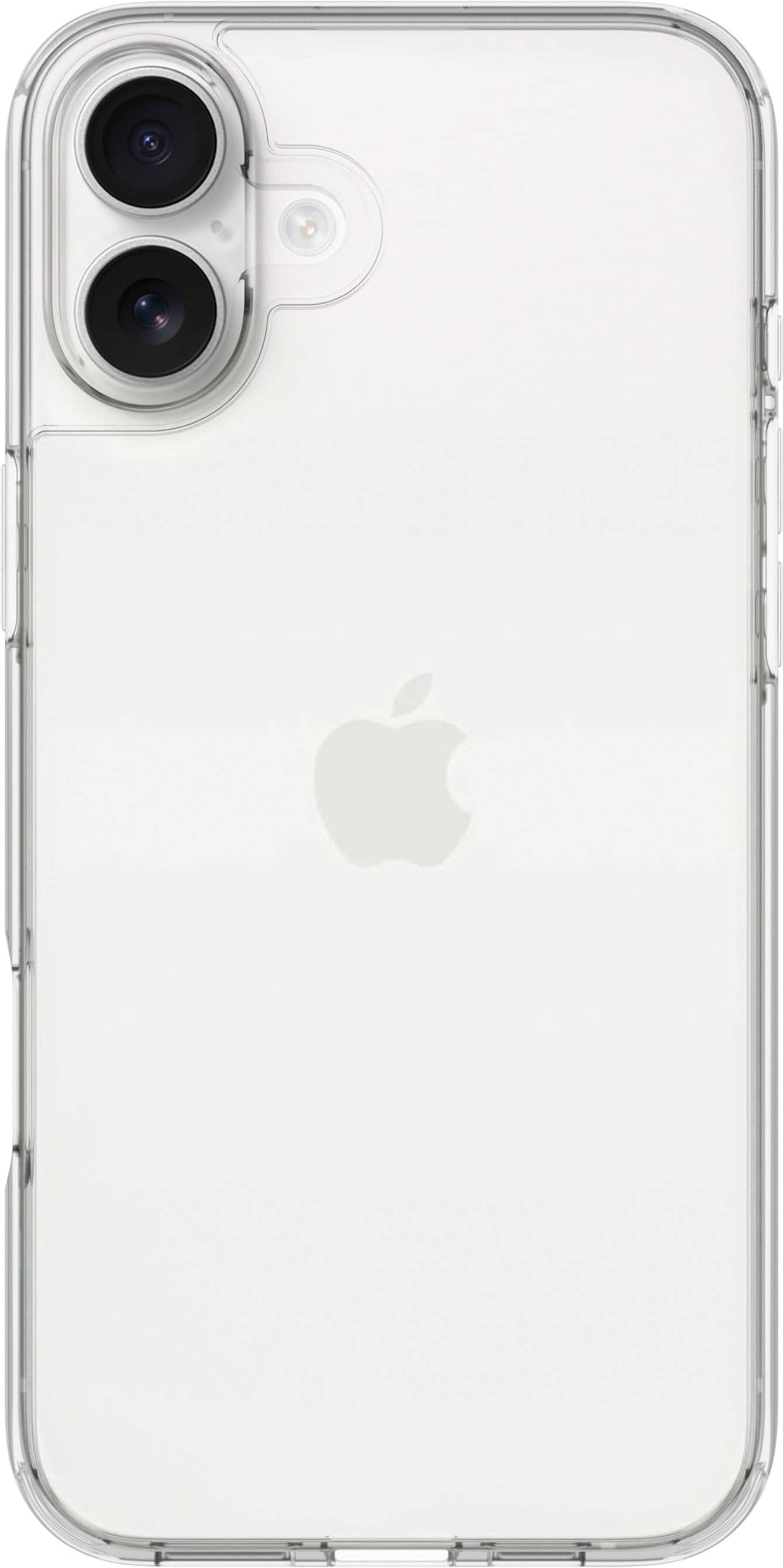 Insignia™ - Hard-Shell Case for iPhone 16 - Clear