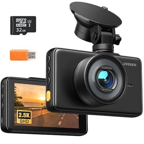 High-Quality 2.5K Dash Cam w/ Free 32GB Card - Save 29%