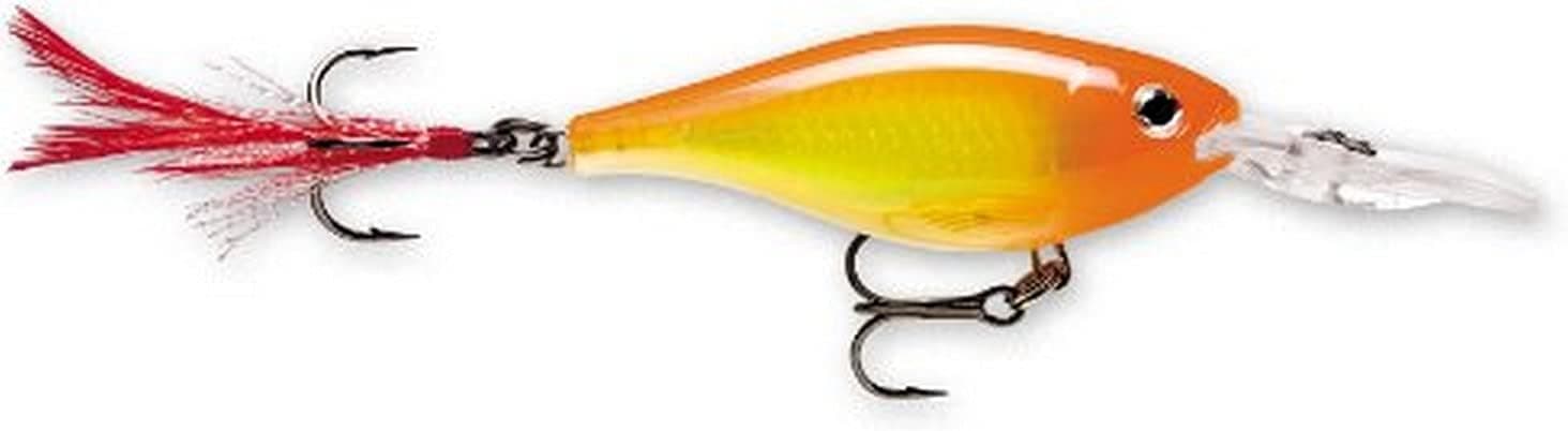 Rapala X-Rap Shad 06 Fishing Lure - 2.5-Inch, Hot Head