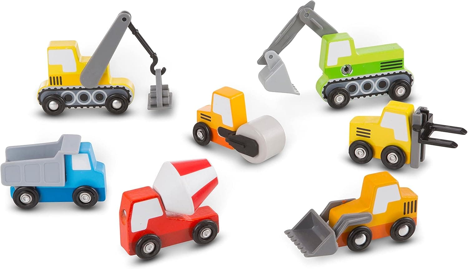Save on Melissa & Doug Wooden Construction Site Vehicles