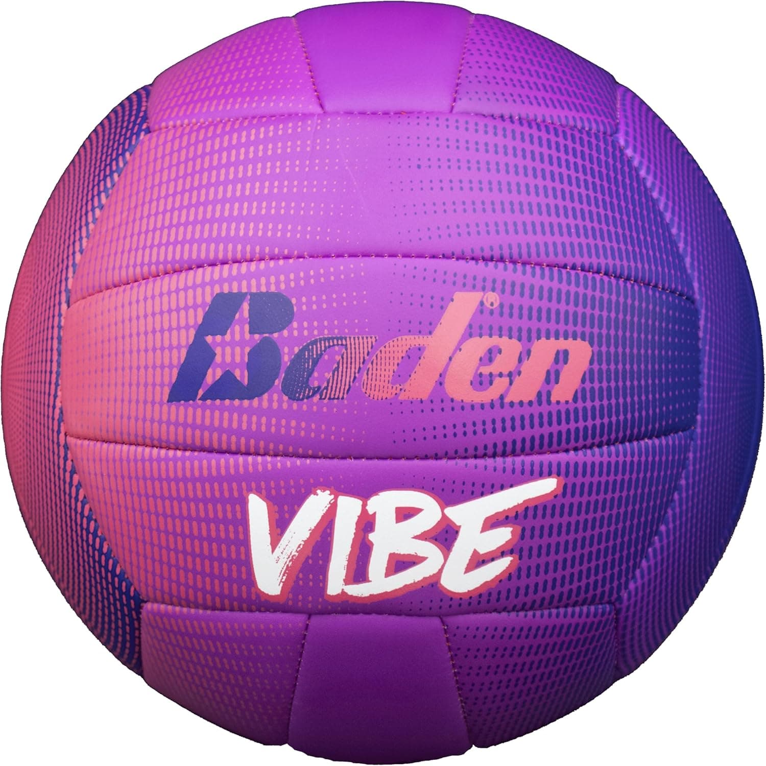 Cushioned Leather Volleyball - Purple/Pink