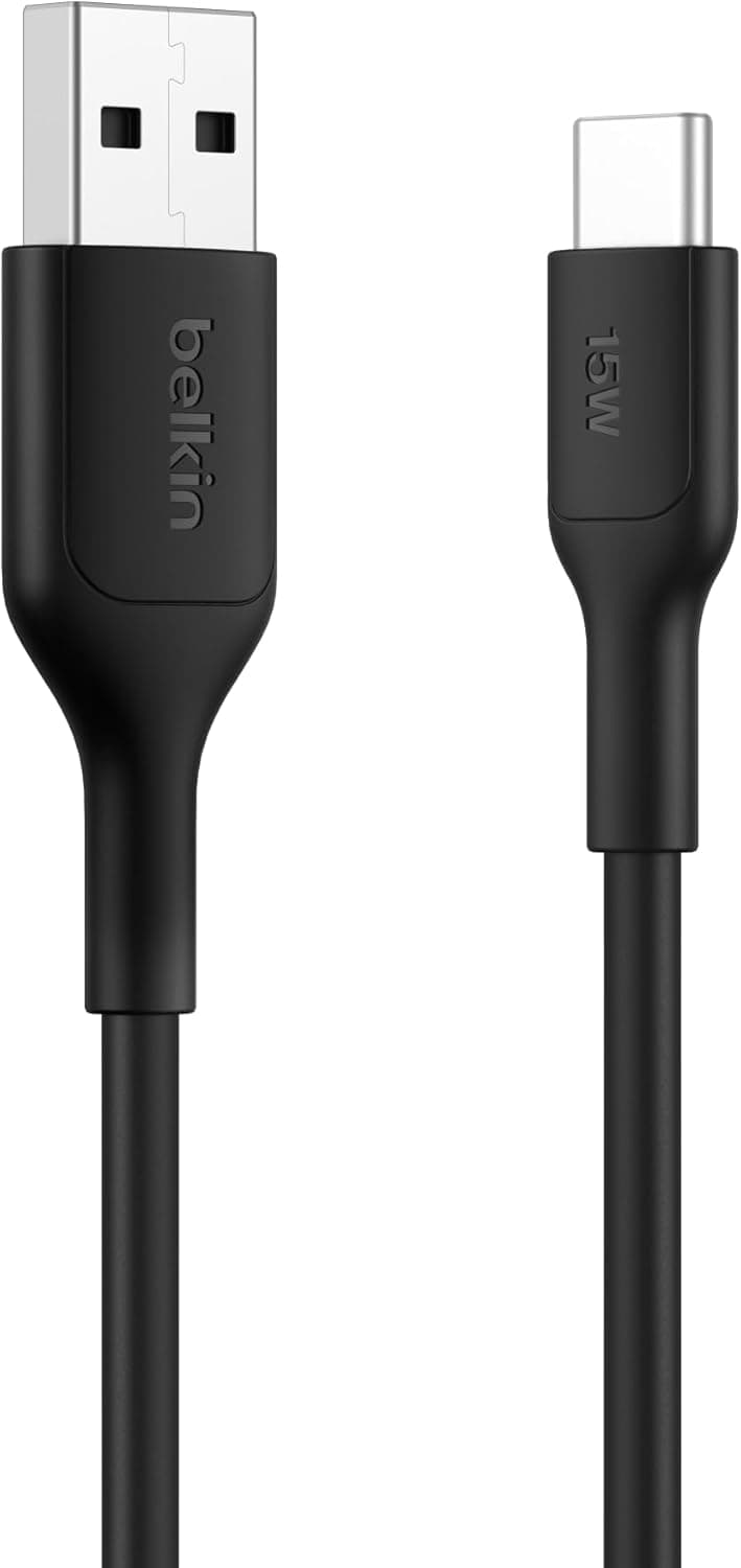 Belkin Eco Braided USB-C Cable: Fast-Charging for iPhone, Galaxy, Pixel
