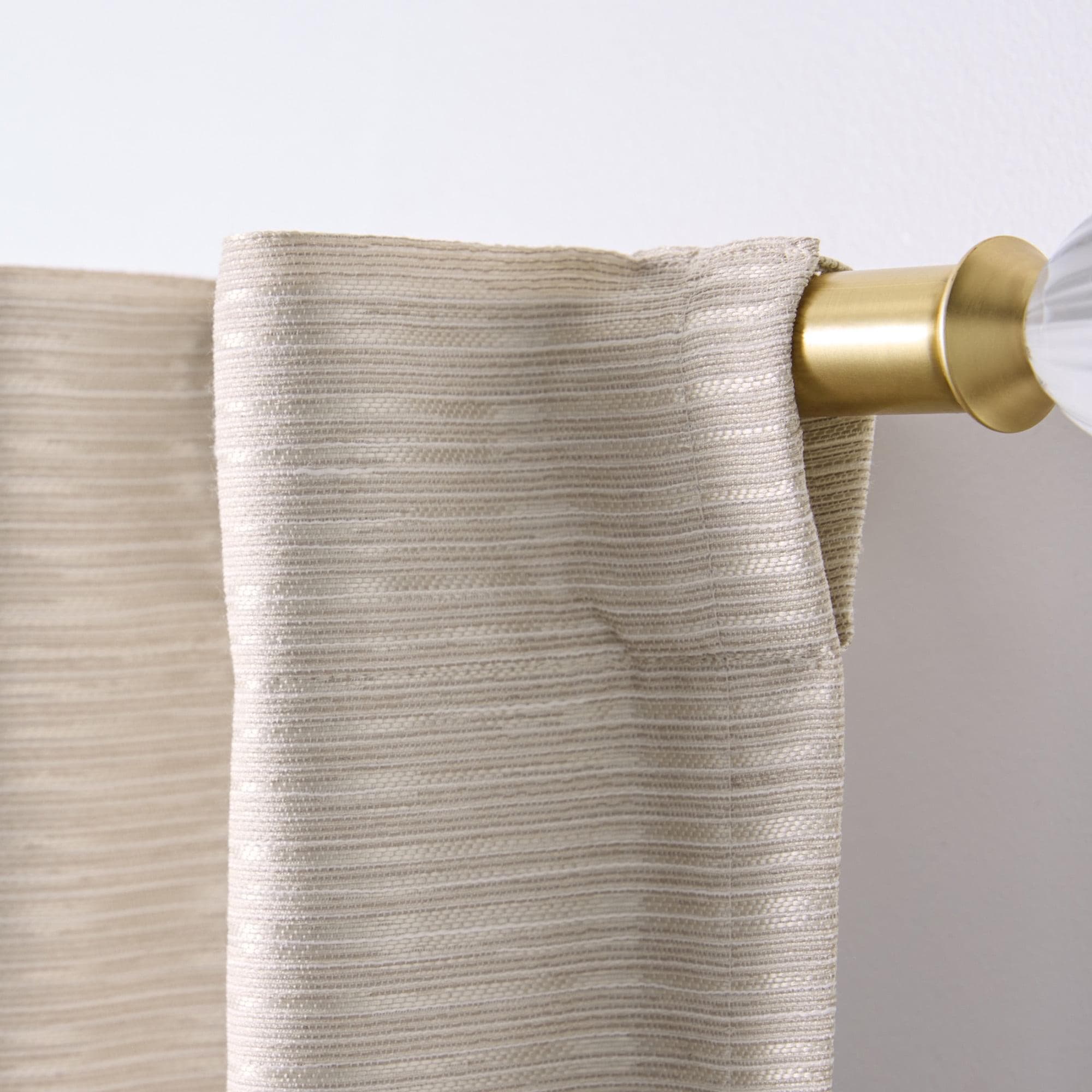 50" x 84" Better Homes & Gardens Striated Luxe Blackout Curtain Panel Walmart