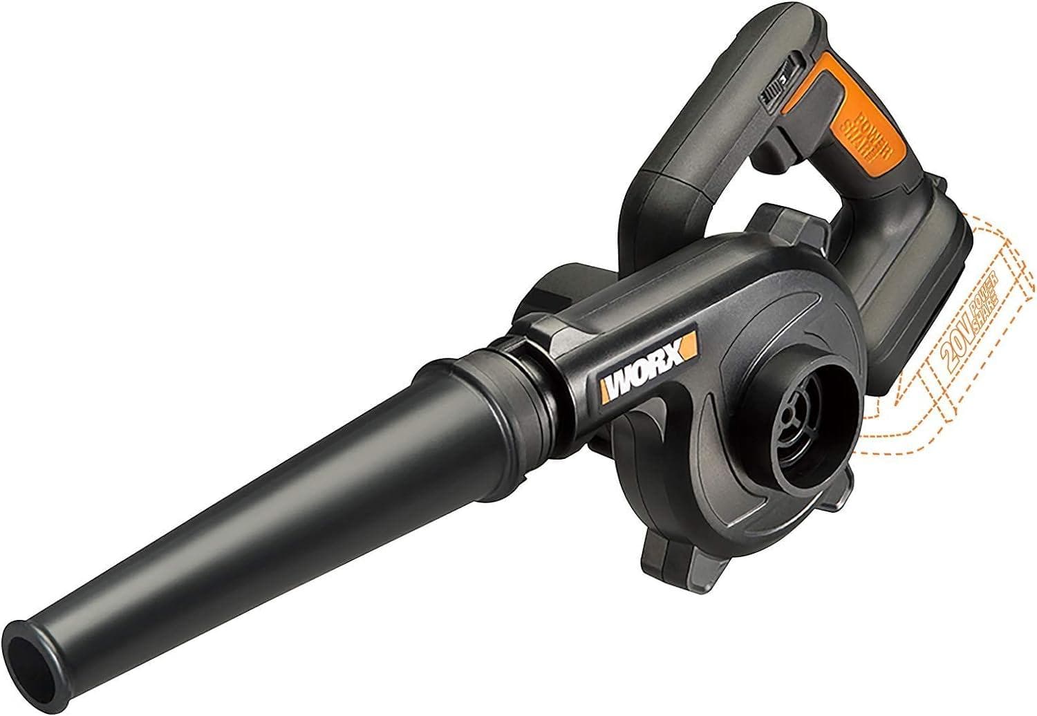 Worx 20V Cordless Shop Blower Power Share (Bare Tool) Amazon