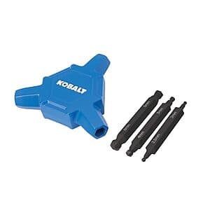 6-Pieces Kobalt Assorted Metric Ball End Hex Key Set $4 + Free Store Pickup