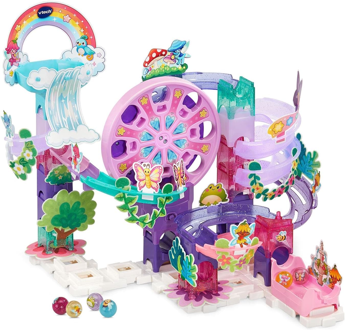 Magical Marble Rush: VTech's Fairyland Playset with Ferris Wheel