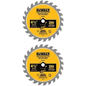 Upgrade Your Saw with DeWALT ATOMIC 4-1/2" Blades for $12.25