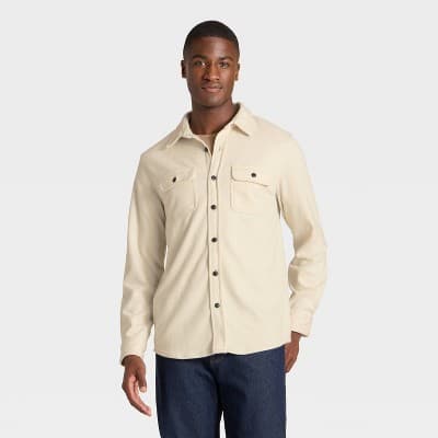 Men's Comfort Soft Shirt - Goodfellow & Co™ Cream S