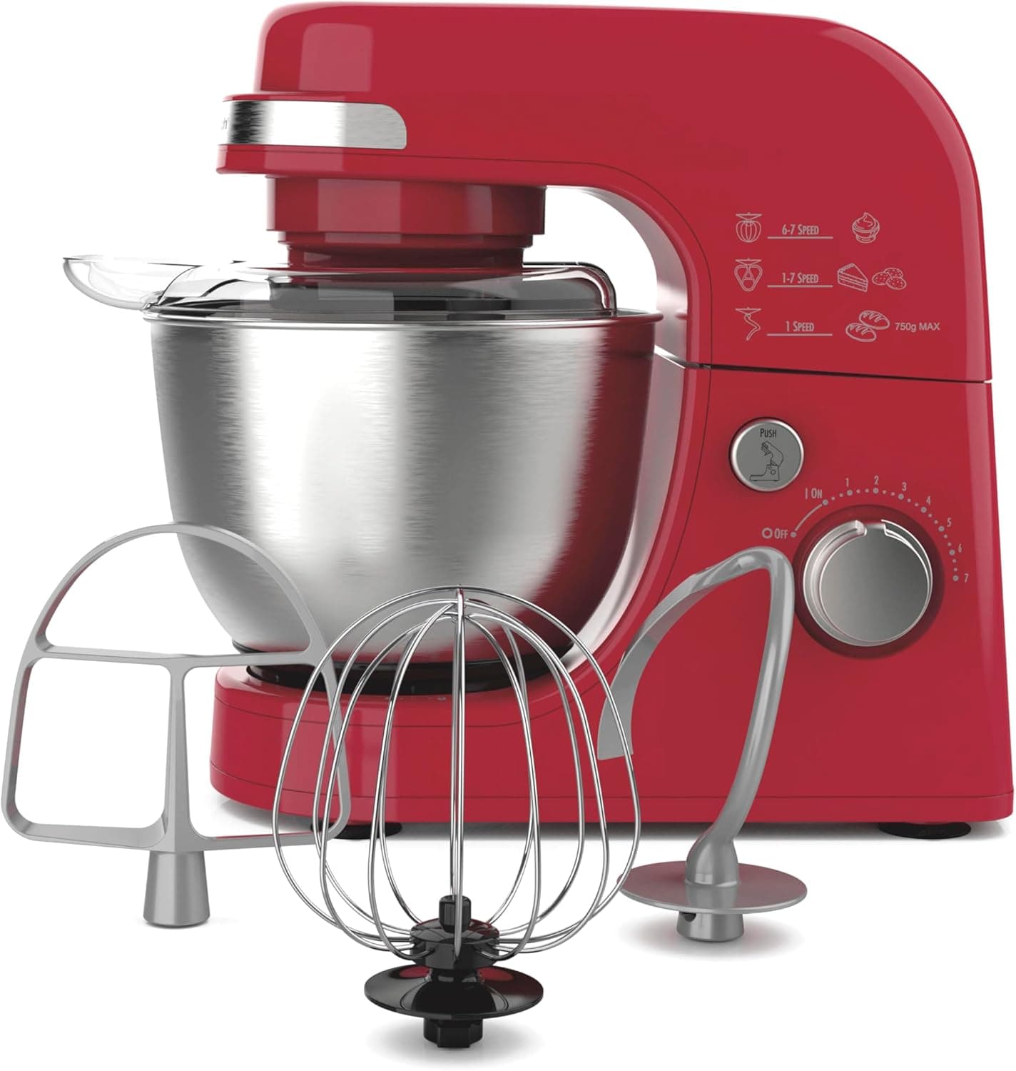 Versatile Hamilton Beach Stand Mixer - 7 Speeds, 4 Qt Capacity
