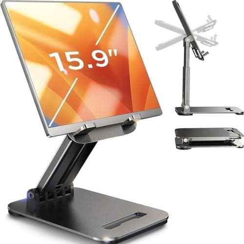 Convenient iPad Stand for Desk with LISEN Tablet Holder