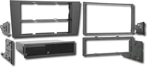 Metra - Dash Kit for Select 2000-2002 Audi A4 DIN DDIN - Black
