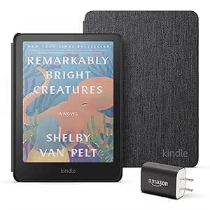 Prime Members: Kindle Colorsoft eReader with Fabric Cover & Power Adapter