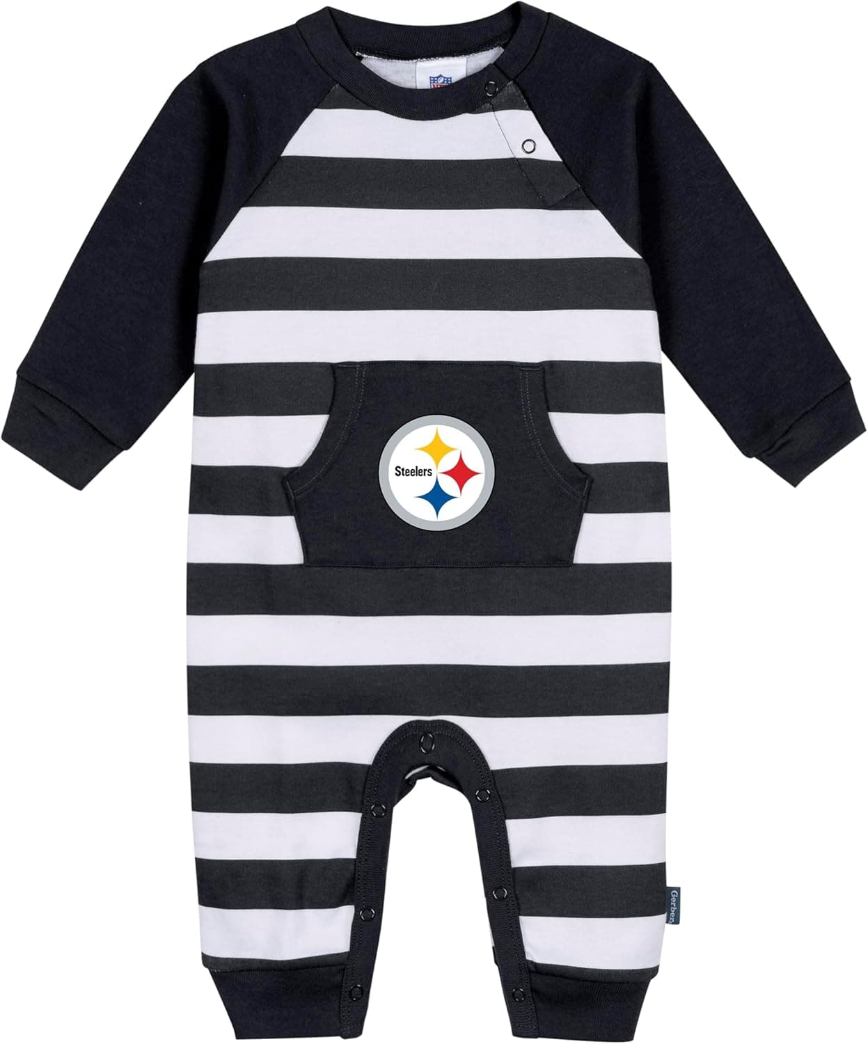 Cozy Steelers NFL Coverall for Baby Boys