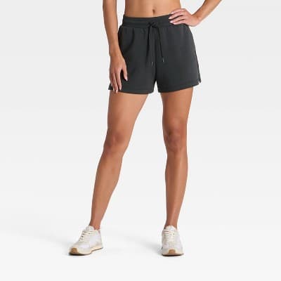 Women's Airy Sleek Shorts 3.5" - All In Motion™ Black L