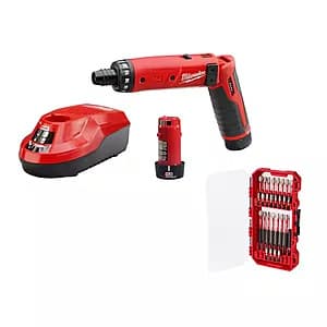Milwaukee M4 Screwdriver Kit with 28-Pc Bits - $139 + Free Shipping