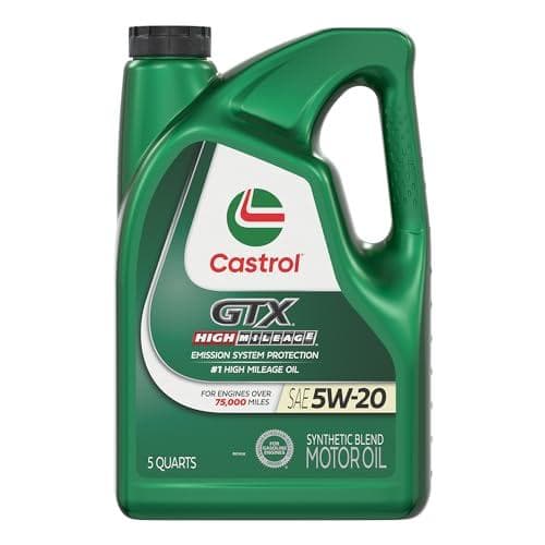 42% Off Castrol GTX High Mileage 5W-20 Synthetic Blend Motor Oil