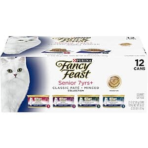 Purina Fancy Feast Senior Wet Cat Food, 24-Pack