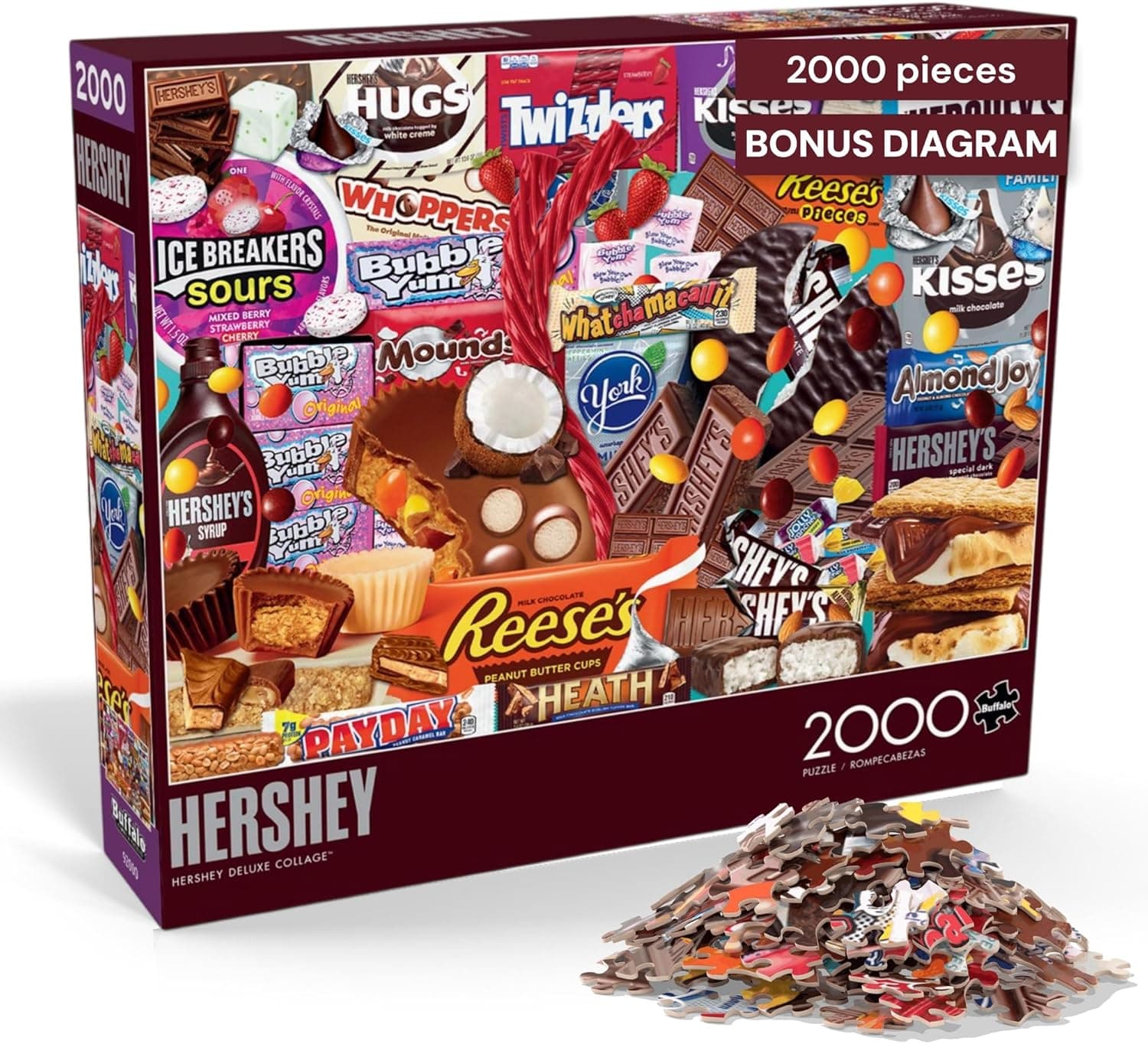 Challenging 2000-Piece Hershey's Jigsaw Puzzle by Buffalo Games
