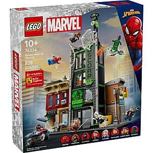 Marvel Superhero Action: 808-Pc LEGO Spider-Man vs. Oscorp Set