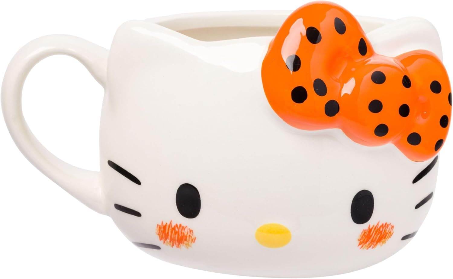 Adorable Hello Kitty Halloween Mug - 20oz Ceramic 3D Sculpt