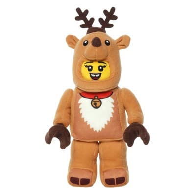 LEGO Minifigure Reindeer Costume Girl 10” Plush Character 5009322