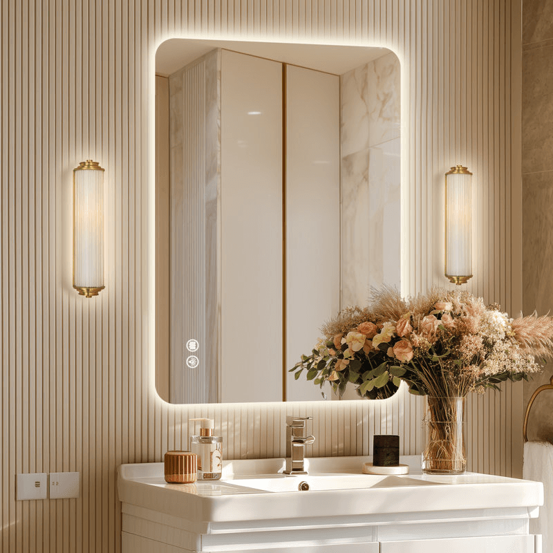 Illuminate Your Space: Frameless Dimmable LED Mirror for $95