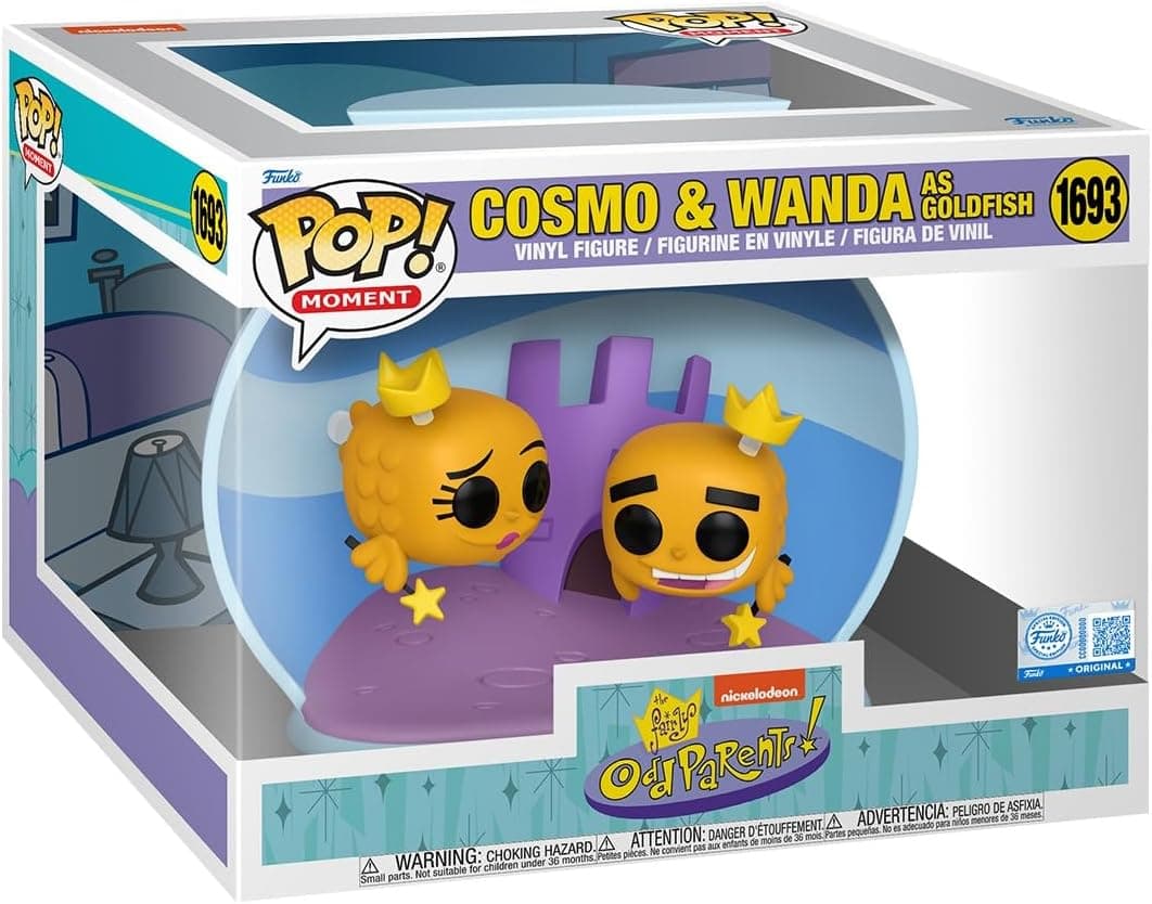 Funko Pop Moment: Fairly Odd Parents Cosmo & Wanda Goldfish Exclusive