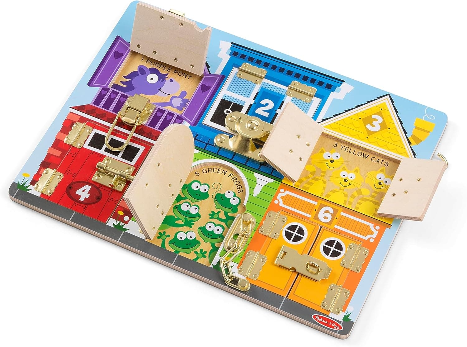 Save on Melissa & Doug Latches Wooden Activity Board for Preschoolers
