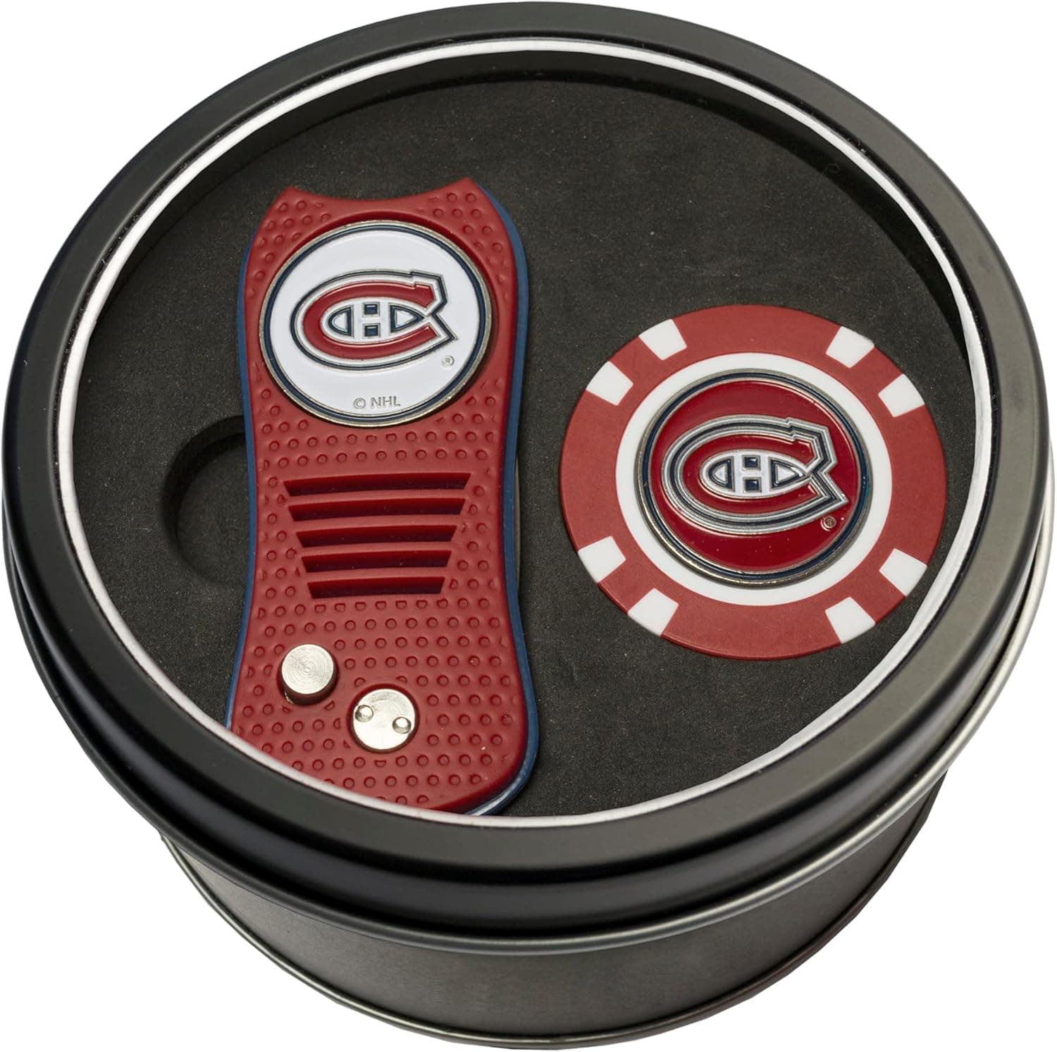 Save 65% on Team Golf NHL Montreal Canadiens Tin Gift Set