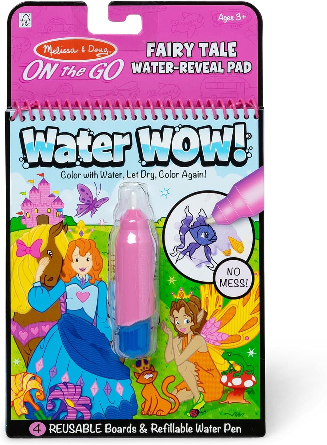Mess-Free Coloring Fun with Melissa & Doug Water Wow! Activity Pad