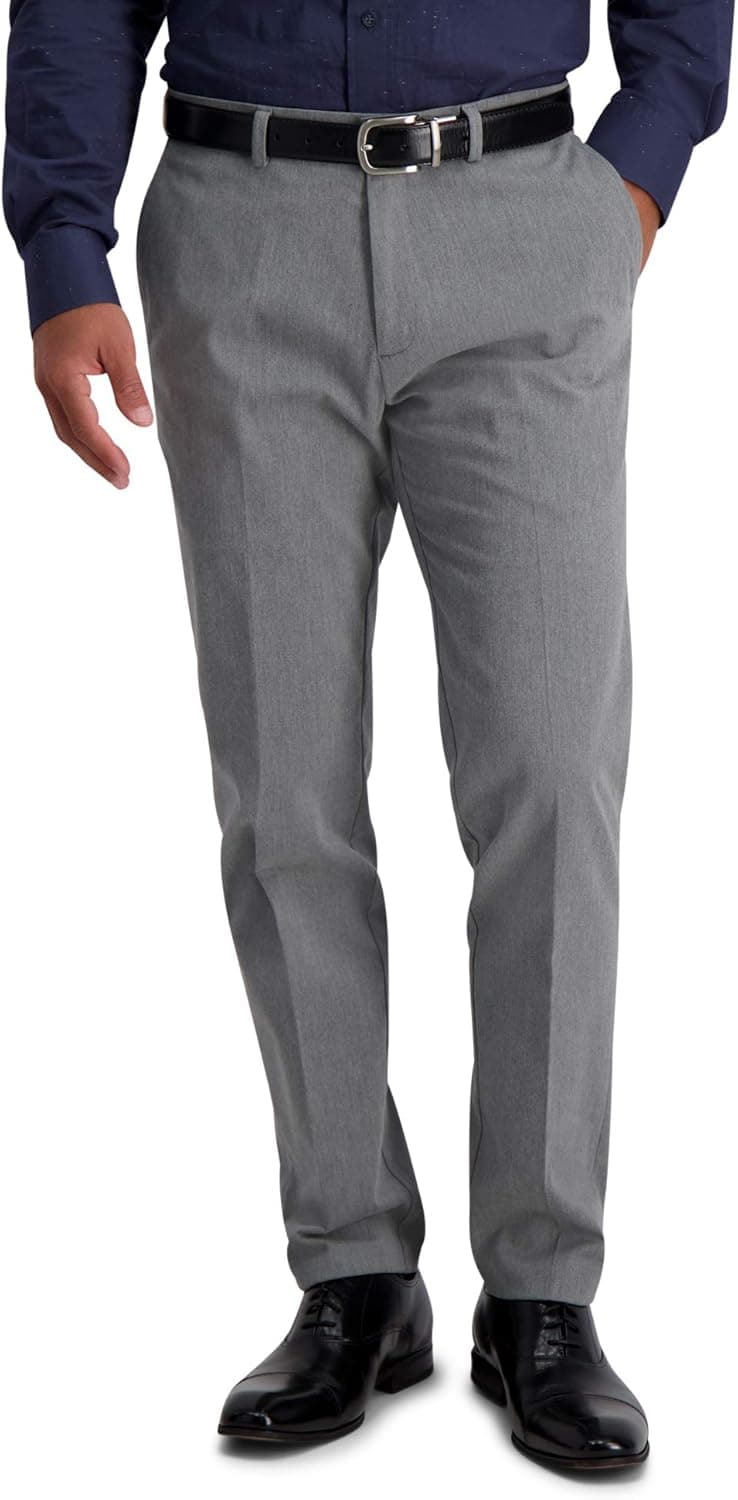 Haggar Men's Expandable Waist Khaki Pants - 69% Off