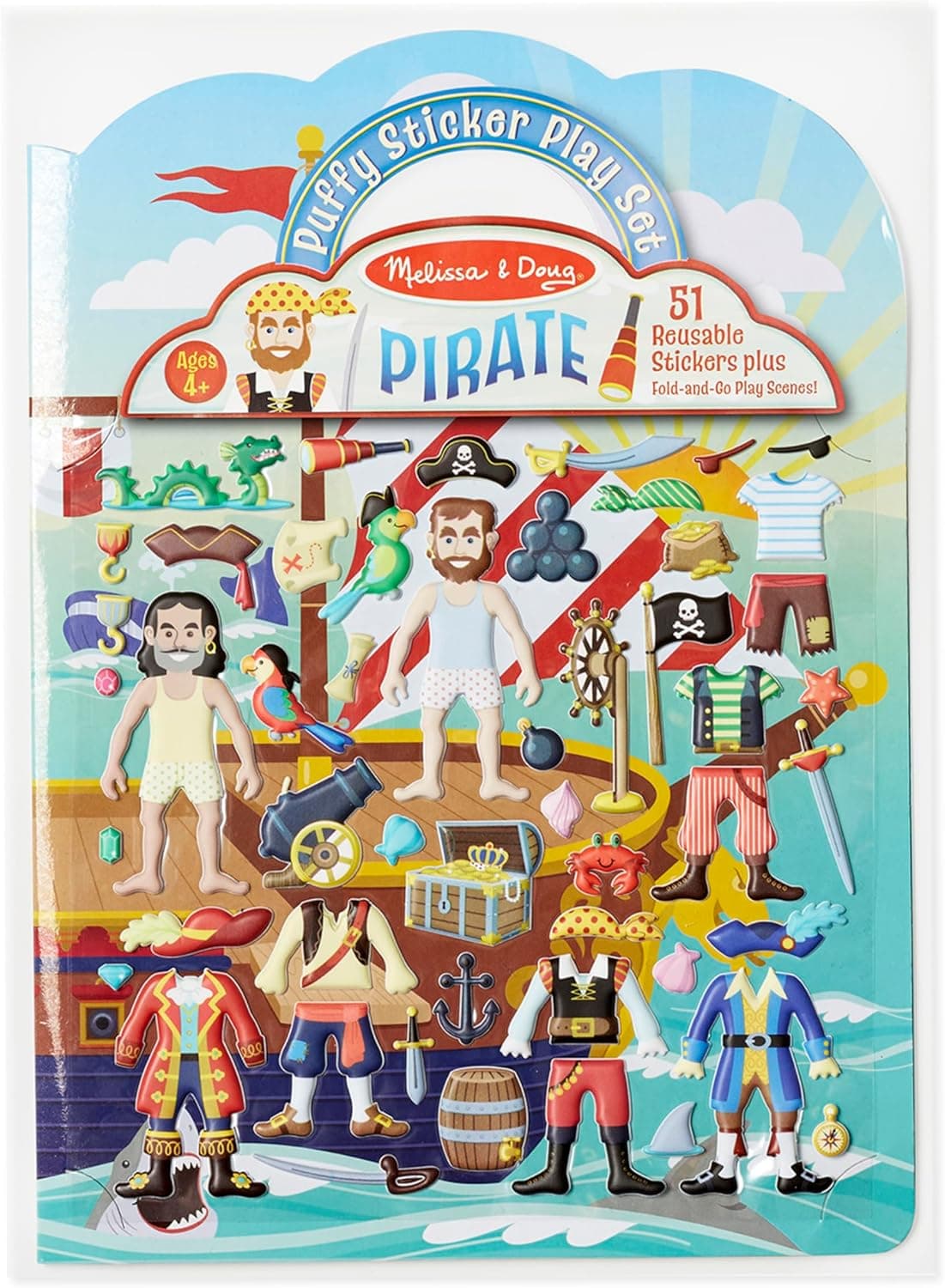 Swashbuckling Sticker Fun with Melissa & Doug Pirate Book