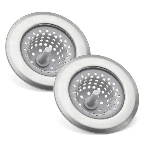 2-Pack Amazon Basics Kitchen Sink Strainers