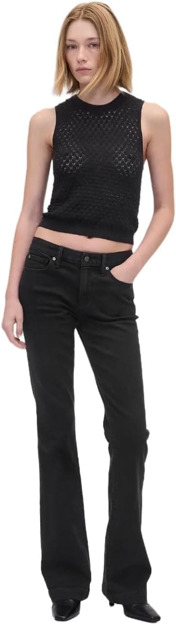 Gap Women's Denim Jeans - Black, 77% Off