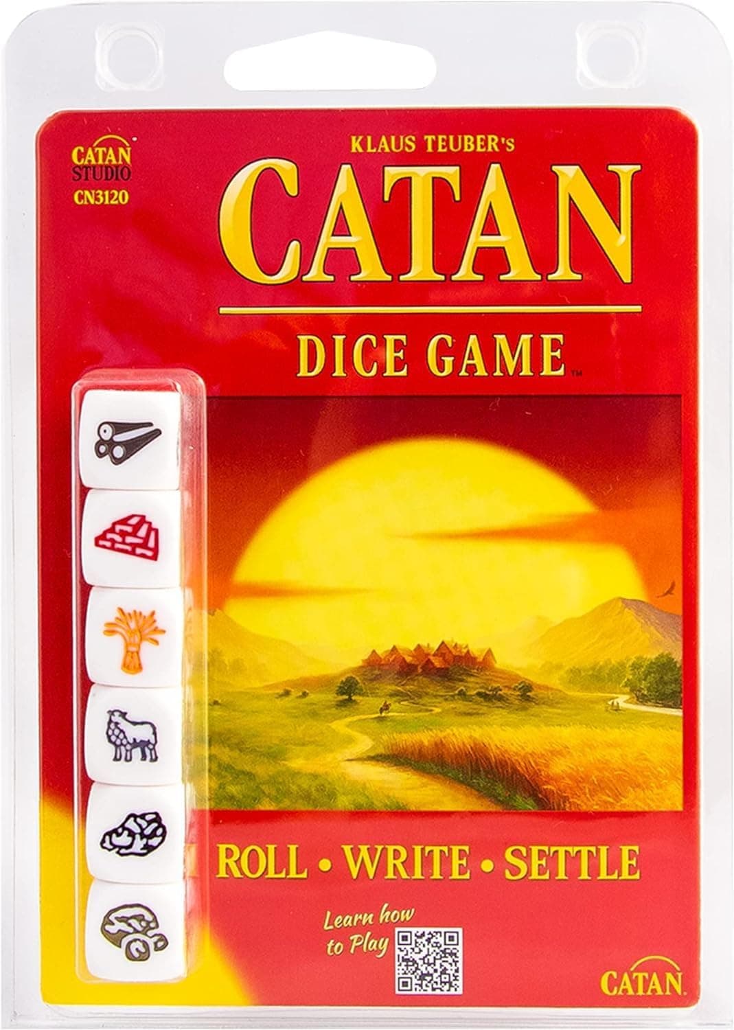 Portable CATAN Dice Game - Strategy Fun for All Ages